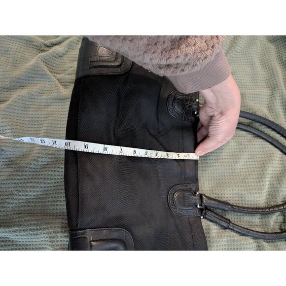 Tumi Black Jackson Nylon Leather Women's Top Handle Shoulder Bag - Picture 4 of 9